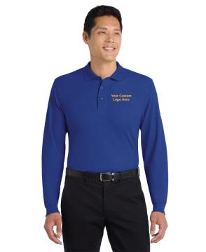 Men's  Long Sleeve Polo