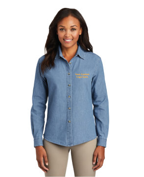 Ladies Long Sleeve Denim Shirt