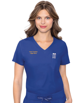 Med Couture Insight One Pocket Tuck-In Top
